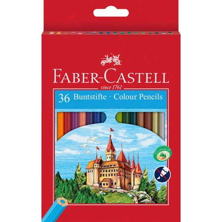 Ξυλομπογιές Coloured pencils Castle hexagonal (#120136) (Σετ 36 τεμαχίων) - Image 1