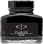 Parker Quink Black 57 ml μελάνι μαύρο πένας - Image 3