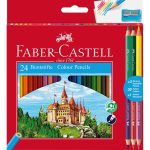 Faber-Castell Σετ Ξυλομπογιές σε Κασετίνα 24τμχ 110324