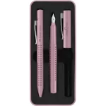 Faber-Castell Grip Σετ Στυλό Ballpoint με Πένα Rose Shadows σε Θήκη 201528