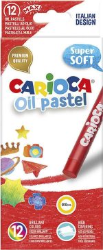 Carioca Λαδοπαστέλ Oil Pastels 12 Χρωμάτων 43277