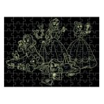 PUZZLE 100ΤΕΜ 48Χ34ΕΚ GLOW IN THE DARK PRINCESS 563998 - Image 2