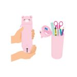 Legami KAWAII Κασετίνα Βαρελάκι Soft Σιλικόνης Piggy KA0002 - Image 2