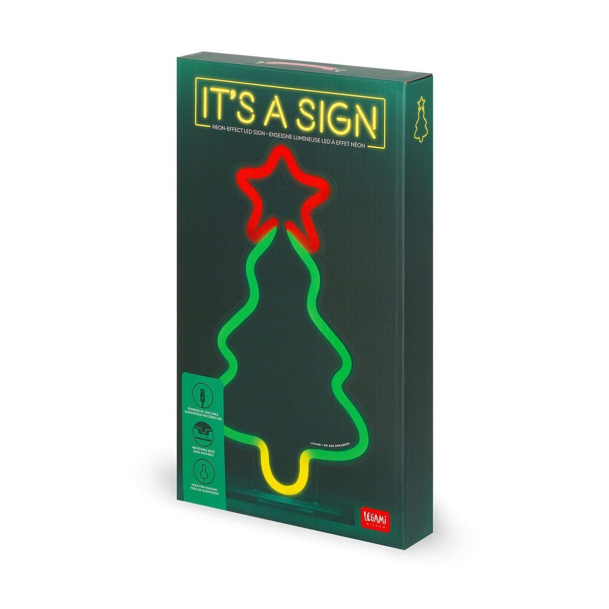 ΦΩΤΙΣΤΙΚΟ LED LEGAMI Neon- Sign It's A Sign Xmas Tree Leg Nel0001 - Image 1