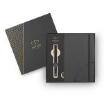 PARKER ΣΕΤ ΔΩΡΟΥ ΣΤΥΛΟ BALLPEN BLACK BLUE RING BT + ΣΗΜΕΙΩΜΑΤΑΡΙΟ ΔΩΡΟ 1159.2303.59