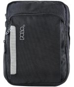 Polo Shoulder X Ανδρική Τσάντα Ώμου / Χιαστί Μαύρη