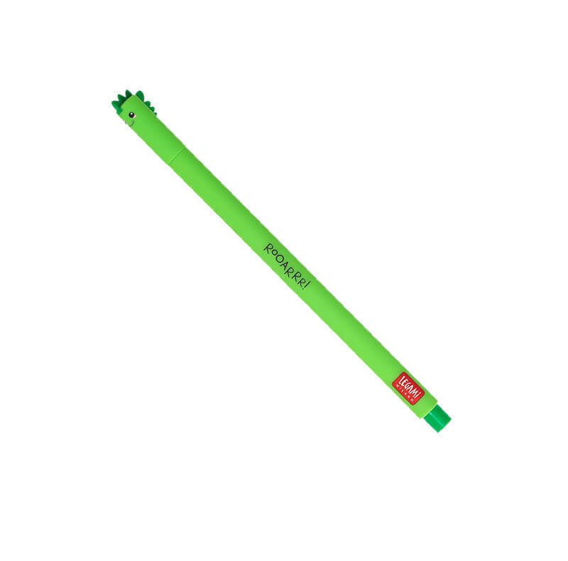 Legami Milano Στυλό Rollerball 0.7mm με Πράσινο Mελάνι Erasable Dinosaure