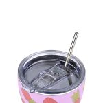 Estia Coffee Mug Save The Aegean Ποτήρι Θερμός Ανοξείδωτο BPA Free 350ml Tropic tango με Καλαμάκι 01-23089 - Image 2