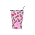 Estia Coffee Mug Save The Aegean Ποτήρι Θερμός Ανοξείδωτο BPA Free 350ml Tropic tango με Καλαμάκι 01-23089