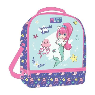 Τσαντάκι φαγητού Must 22X16X28cm ισοθερμικό mermaid time γοργόνα (000586294)