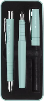 Faber Castell σετ δώρου Poly Πένα+στυλό μέντα 241053