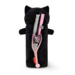 Legami Milano Plush - Super Soft! Κασετίνα Βαρελάκι Μαύρη PPC0005 - Image 2