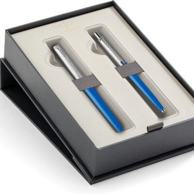 Parker Jotter Σετ Στυλό Ballpoint με Πένα Light Blue σε Θήκη