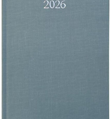 Ημερολόγιο Ημερήσιο Kare 2026 17χ24cm Γκρι