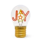 Decorative Lightbulb-Shaped Table Lamp - Joy - Bulb Fiction - Image 2