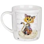 Κούπα Kimba Kitten Bug Art Gift Lesser & Pavey Patchwork Cute