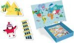 Apli Kids Μαγνητικό Παιχνίδι Κατασκευών World Map για Παιδιά 3+ Ετών - Image 2