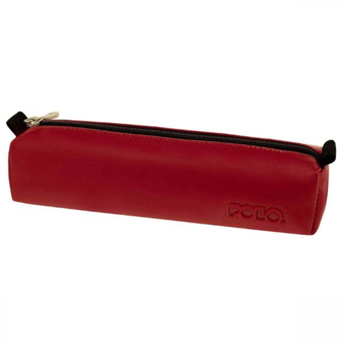 Polo Roll Cord Κασετίνα Βαρελάκι Κόκκινη
