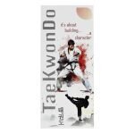 Πασχαλινή λαμπάδα "TAE KWON DO" χειροποίητη με ασορτί κουτί - Image 2