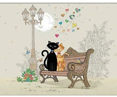 Bug art σουπλα 43x28εκ. chats couple