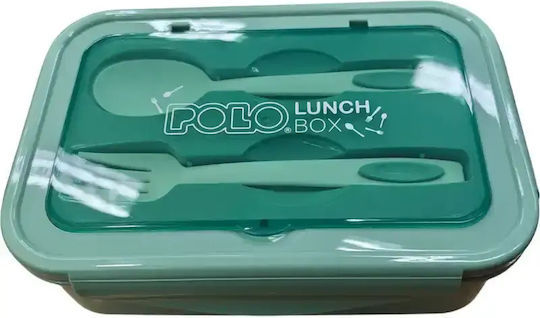 Polo Πλαστικό Παιδικό Δοχείο Φαγητού 1.1lt Τιρκουάζ