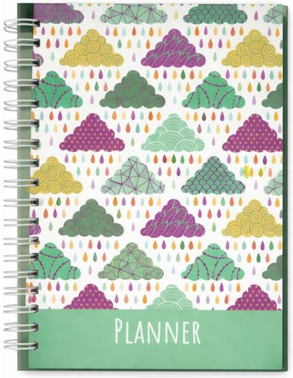 Tesoro Σημειωματάριο Planner 100 Φύλλων 17Χ24cm Με 4 Φύλλα Αυτοκόλλητα