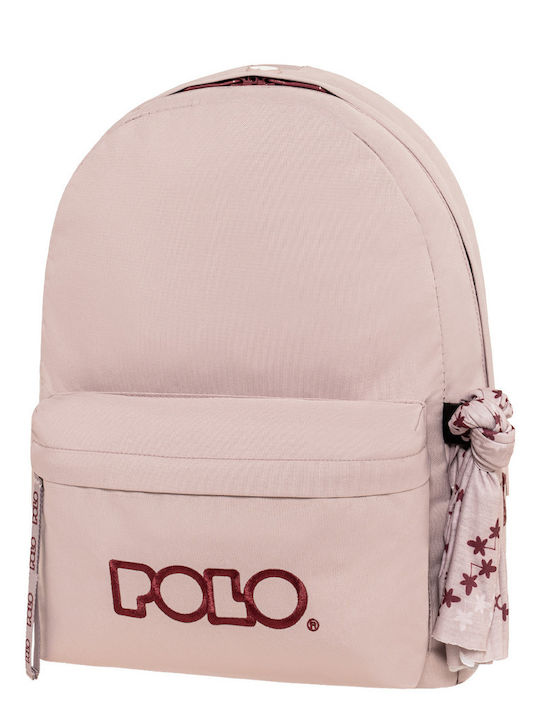 fixedratio_20260409145945_polo_original_scarf_scholiki_tsanta_platis_dimotikou_roz_me_thiki_gia_pagouri_20lt_9_01_135_4532 Polo Original Scarf Σχολική Τσάντα Πλάτης Δημοτικού Ροζ με Θήκη για Παγούρι 20lt - Image 1