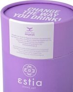 Estia Coffee Mug Save The Aegean Ανακυκλώσιμο Ποτήρι Θερμός Ανοξείδωτο BPA Free 350ml Lavender Purple με Καλαμάκι - Image 4