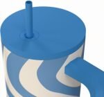 Estia Save Aegean Ανακυκλώσιμο Handled Tumbler Θερμός Ανοξείδωτο BPA Free 900ml OCEAN WAVES με Καλαμάκι και Λαβή - Image 3