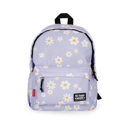 Legami Milano Daisy Lilac Σχολική Τσάντα Πλάτης Δημοτικού με Θήκη για Παγούρι Λιλά 24lt 35 x 20 x 45εκ BPK0022 2026