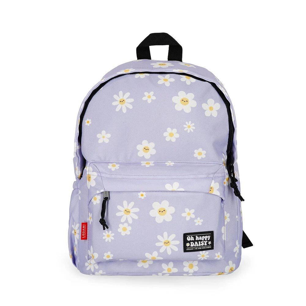 Legami Milano Daisy Lilac Σχολική Τσάντα Πλάτης Δημοτικού με Θήκη για Παγούρι Λιλά 24lt 35 x 20 x 45εκ BPK0022 2026