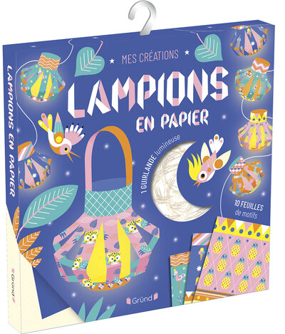 Pochette épaisse - Lampions en papier