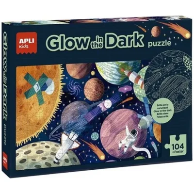 Apli Puzzle Glow In The Dark Solar 104τμχ