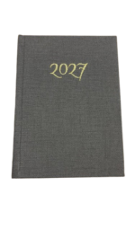 Ημερολόγιο ημερήσιο 2027 12x17 ΠΑΠΑΔΗΜΗΤΡΙΟΥ EURO με λάστιχο
